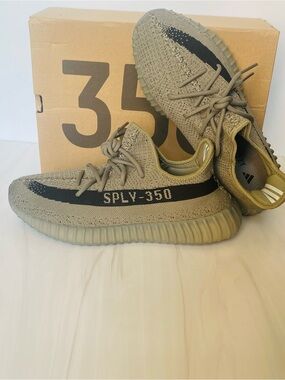 adidas Yeezy Boost 350 V2 Olive with Black Stripe